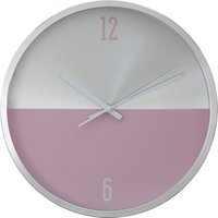 Orsina Elko Circular Wall Clock in Silver