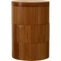Orsina Bessan Bamboo Natural Cylindrical Storage Set in Brown