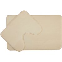 Orsina Soak Bath Mat Set in Cream