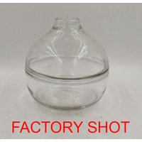 Orsina Decorative Small Vase, Unique Glass Flower Vase, Easy To Care Vase For Flowers, Versatile Pottery Vase in Clear