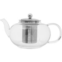 Orsina Efficient High Borosilicate 1200Ml Teapot, Premium Tea Pot For Dining Table, Ergonomic Teapot For Breakfast in Clear