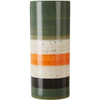 Orsina Sorrell Small Multicoloured Ceramic Vase in Green