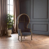 Orsina Cabra Dome Chair in Grey