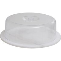 Premier Housewares Marble Cheese Board with Dome in Clear
