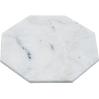 Premier Housewares Marble Octagonal Trivet in White