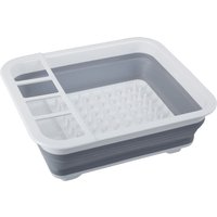 Premier Housewares Collapsible Dish Rack Grey
