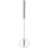 Orsina Innovative Press & Spin Light Gold 26cm Whisk, Durable Stainless Steel Whisk, Effortless Mixing Best Whisk in Silver