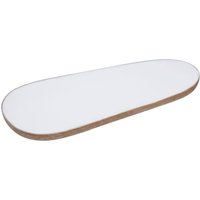 Orsina Kara Oval Large Serving Dish, Skilfully Handcrafted in White