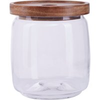 Orsina Durable Multipurpose 860ml Storage Jar, Stylish Glass Jar With Lid For Counter, Airtight Storage Jars in Clear