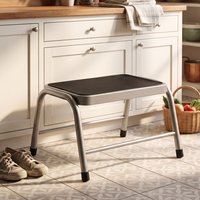 Rubber Step Stool Non Slip Surface Wide Base Extra Stability Compact & Durable Design