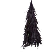 Orsina Dark Purple Small Feather Tree, Striking Design