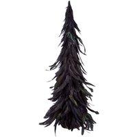 Orsina Dark Purple Large Feather Tree, Striking Design