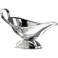 Orsina 8oz Stainless Steel Gravy Boat, Sleek & Durable Server With Easy-Pour Spout, Ideal For Serving Gravy in Silver