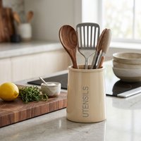 Orsina Madison Utensils Holder in Cream