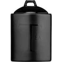 Text Tea Storage Jar