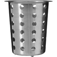 Orsina Brushed Stainless Steel Cutlery Caddy, Durable Metal Holder With Divided Sections, Ideal For Organising in Silver