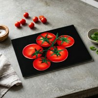 Orsina Stylish Design Tomatoes Chopping Board, Hygienic Food Chopping Board, Stable Cutting Board For Kitchen in Black