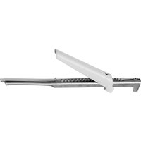 Orsina Versatile Chrome Jar Opener With White Handle, Nostalgic Jar Opener For Kitchen, Dishwasher Safe Jar Opener in Silver