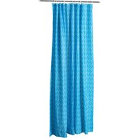 Orsina Blue Shower Curtain, Waterproof PEVA Curtain Liner For Bathtubs, Mosaic Pattern Bath Curtain For Showers