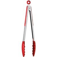 Stainless Steel Tongs Silicone Tips Heat Resistant Tongs Grip Kitchen Tongs Sliding Lock