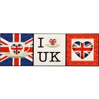 Orsina I Love UK Wall Art Home Wall Décor