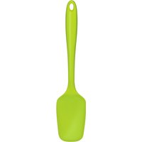 BPA Free Light Green Silicone Turner Nonstick Safe Spatula Stain Resistant Tapered Handle Kitchen Turner