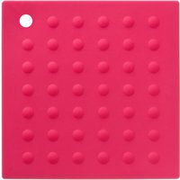 Orsina Yellow Silicone Trivet, Heat-Resistant Hot Pad, Silicone Mat for Protecting Countertop, Stick-Resistant Trivet in Pink