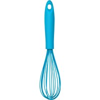 Orsina Non-Stick Black Silicone Whisk, Best Whisk for Baking, Kitchen Whisk, Wire Whisk, Heat Resistant Kitchen Whisk in Blue