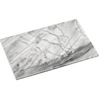 Orsina Marble Chopping & Serving Board, Elegant White Marble Cutting Board with Natural Veining in Grey