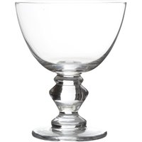 Elegant Sundae Glass Dish 400ml Durable Sundae Glass Desserts Sturdy Constructed Small Glass Bowl