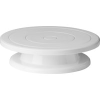Orsina White Turntable Stand, Modern Turntable Stand, Desserts & Cake Stand, Stylish Revolving Cake Turntable