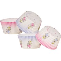 Orsina 40Pcs Large Cupcake Cases, Princess & Star Design Muffin Paper Cups, Bun Cases, Cup Cake Paper Cases