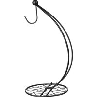Black Banana Hanger Modern Wire Frame Design Matte Black Finish Prevents Bruising & Encourages
