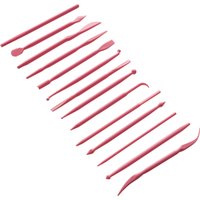 Orsina Assorted Hallie 14Pc Cake Decorating Modelling Tool Set, Creative Cake Decorating Set For Birthday Parties in Pink