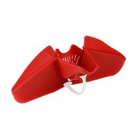 Orsina Heat Resistant Red Grease Pouring Spout, Versatile Use Pouring Spout For Efficient Cooking, Silicone Spout