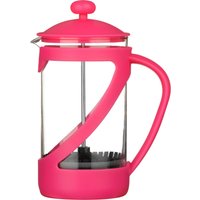 Orsina Modern Hot Pink 600Ml Cafetiere, Advanced Filtration Small Cafetiere, Comfortable Grip Coffee Cafetiere