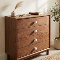 Orsina Retro Style Ceramic Drawer Knobs in White