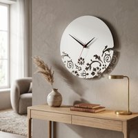 Orsina Maison by Premier White Acrylic Wall Clock