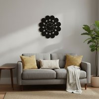 Orsina Black Discs Design Wall Clock