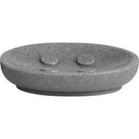 Orsina Canyon Stone Effect Soap Dish in Grey