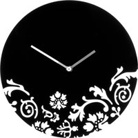 Orsina Maison by Premier Acrylic Wall Clock in Black