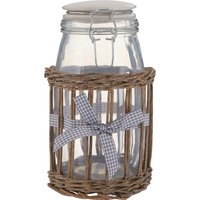 Orsina Durable Multipurpose Storage Jar - 1500ml, Versatile Stylish Jar With Lid For Counter, Airtight Storage Jars in Grey