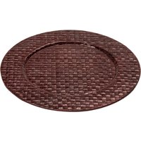 Pandanus Charger Plate Dark