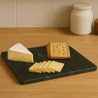 Orsina Black Marble Small Chopping & Serving Board, Elegant Natural Marble Cutting Board with Polished Finish