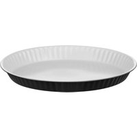 Functional Design Flan Dish Non Stick Carbon Steel Tart Dish Even Baking Durable Round Bakeware