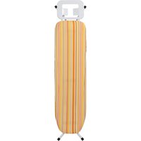 Orsina Vibrant Orange & Yellow Stripe Ironing Board, Adjustable Ironing Table With Folding Frame, Board With Cover