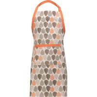 Leaf Apron Warm Autumn Leaf Design Adjustable Neck Strap Protects Clothing While Cooking