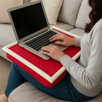 Orsina Durable Home Sweet Home Lap Tray, Lightweight Constructed Serving Tray For Bedroom, Versatile Kitchen Tray in Red