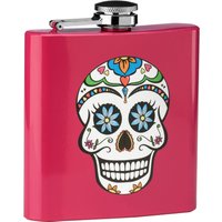 Skull Design Hip Flask