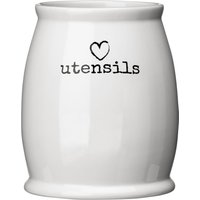 Orsina Charm Utensil Jar in White